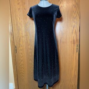 My Michelle velvet holiday dress.
